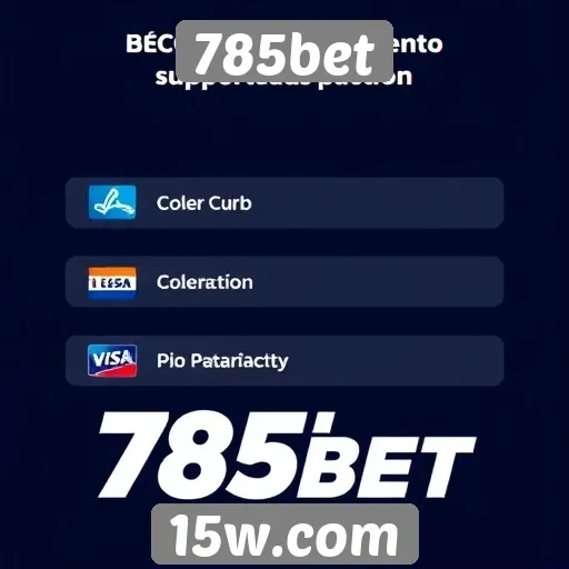 Metodos de pagamento suportados pelo 785bet